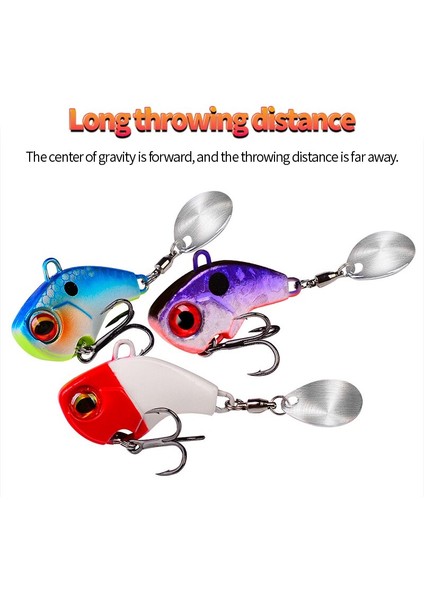 Yeni Varış 5 Adet 6g Metal Vıb Wobbler Balıkçılık Yemi Kuyruk Döndürücü Batıran Döner Kaşık Pin Crankbait Pul Yem Balıkçılık Takımı (Yurt Dışından) modelleri