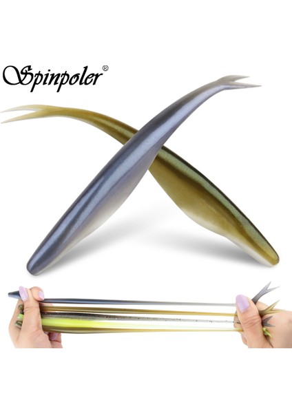 Spinpoler Tpr Jerk Shad Hafif Çatallı Kuyruk Yüzen Yapay Silikon Swimbait Balıkçılık Yemi Zander Pike Levreği B Pesca (Yurt Dışından) fiyatları
