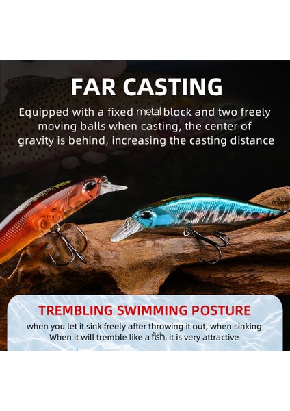 Bearkıng 85MM 8g Sıcak Model Balıkçılık Yemleri Sert Yem 14 Renk Seçmek Için Minnow Kalitesi Profesyonel Minnow Derinliği 1.3-1.8m (Yurt Dışından) modelleri