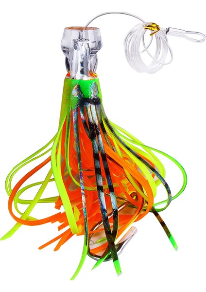 Adet 65G/100G Reçine Başlı Ahtapot Yumuşak Etek Yemi Derin Deniz Tekne Balıkçılığı Büyük Trolling Yemi Ton Balığı Wahoo Hızlı Batır (Yurt Dışından)