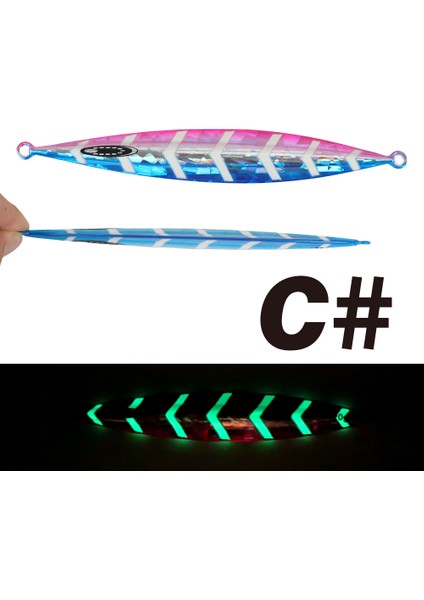 Tolu Yeni Yavaş Batma Metal Jig 120G 150G 200G 250G 300G Uzun Atış Yavaş Batma Düşme Jigleri Tuzlu Su Derin Deniz Balıkçılık Yemi (Yurt Dışından)