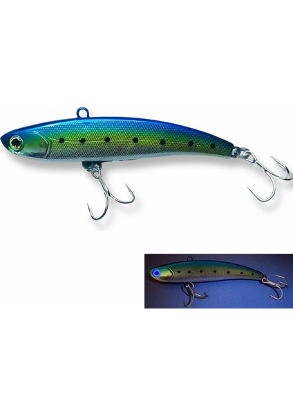 Teknik Vıb Buz Balıkçılığı Yemleri 80MM 16G Dudaksız Krank Yemleri Rattlin Yem Batıran Yapay Wobbler B Pike Kış Ima Koume Yemi (Yurt Dışından)