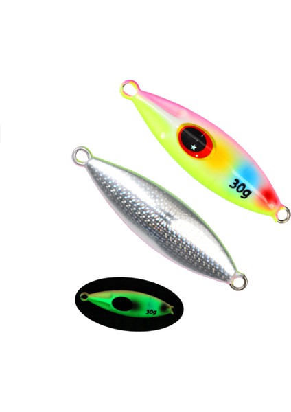 Tolu Slow Bee Slow Pitch Jig 30G 40G 60G 80G 100G 120G Shore Casting Jigging Kaşık Yem Glow Tuzlu Su Balıkçılığı Yemi Kancalı (Yurt Dışından)