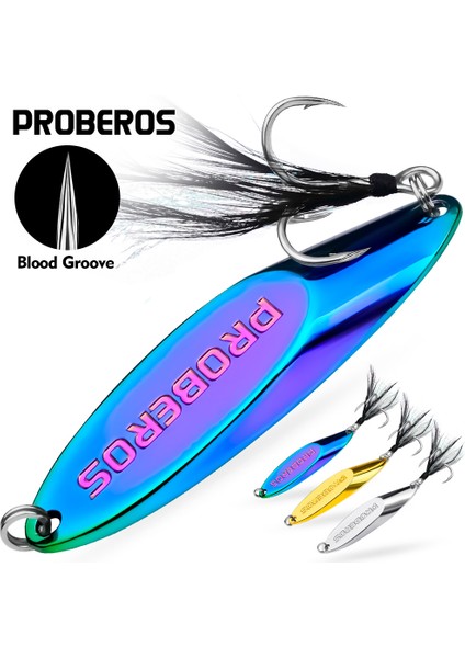 Güçlendirilmiş Kancalar ve Eğik Payetlerle 3 Parça Metal Pullu Yem - Yapay Yem Yemi ve Sallanma Aksiyonu Için Uzun Atışlı Kaşığı (Yurt Dışından) fırsatları