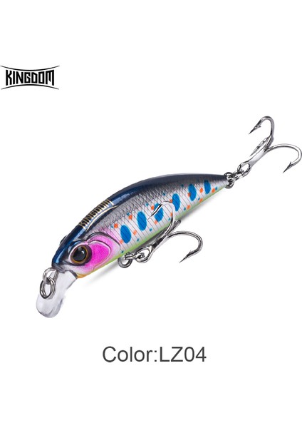 Kingdom Sinking Minnow Wobblers Balıkçılık Yemleri 45MM 60MM Alabalık Için Uzak Atış Balıkçılık Yemi B Crankbaits Ince Gövde Sert Yem (Yurt Dışından)