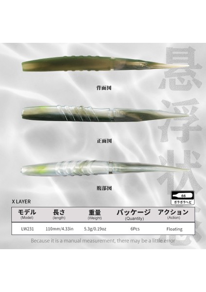 Hunthouse Resmi Mağazası Xlayers Yumuşak Yem 115MM/5.3G/6 Adet 150MM/14G/4 Adet Çıngıraklı Pvc Malzeme Lerrue Balıkçılık Için Turna B (Yurt Dışından) fiyatları