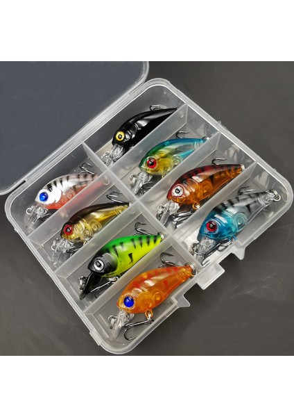 Adet Crank Bait Minnow Balıkçılık Yemi Seti Yüzen Yapay Yem Su Üstü Balıkçılık Yemi (Yurt Dışından)