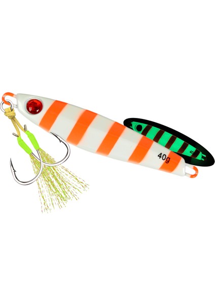 Tolu Yeni 3D Baskılı Gözler Hızlı Batan Metal Jig Yemi 20G 30G 40G Tuzlu Su Kıyısı Atış Balıkçılık Yemi Dikey Metal Jig (Yurt Dışından)