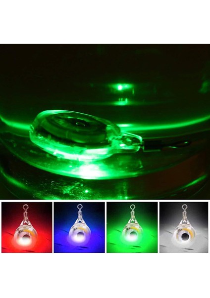 10 Adet Mini Balıkçılık Yemi Işık LED Derin Düşüş Sualtı Göz Şekli Balıkçılık Kalamar Balıkçılık Yemi Balıkları Çekmek Için Aydınlık Yem (Yurt Dışından)