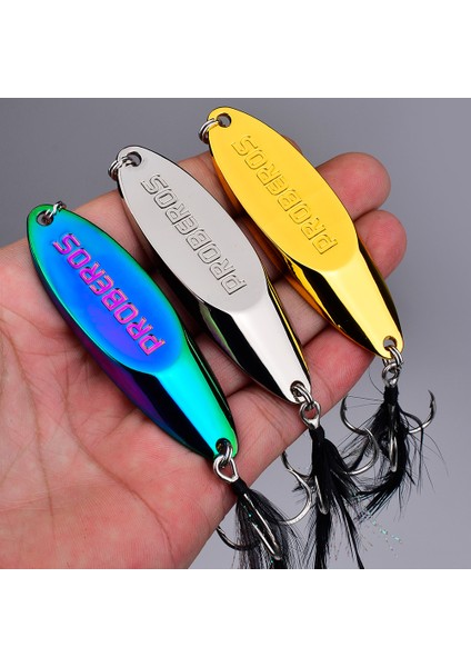 Güçlendirilmiş Kancalar ve Eğik Payetlerle 3 Parça Metal Pullu Yem - Yapay Yem Yemi ve Sallanma Aksiyonu Için Uzun Atışlı Kaşığı (Yurt Dışından) fiyatları