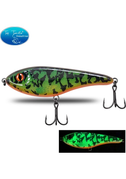 Cf Luminous Balıkçılık Yemi Yavaş Batıran Jerkbait 68MM/78MM/90MM/105MM Musky Pike Slider B (Yurt Dışından)