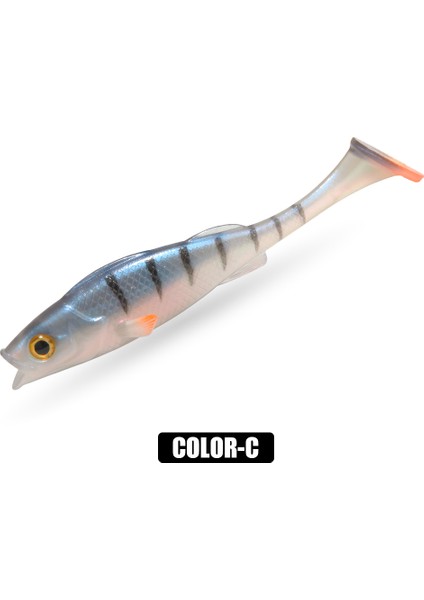 Spinpoler Vigour Levrek Shad Yumuşak Swimbait Balıkçılık Yemi 7CM/11CM/14CM Pike Zander B Kürek T Kuyruklu Pesca Sahte Balık Yemi (Yurt Dışından)