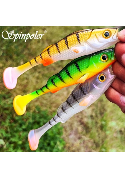 Spinpoler Vigour Levrek Shad Yumuşak Swimbait Balıkçılık Yemi 7CM/11CM/14CM Pike Zander B Kürek T Kuyruklu Pesca Sahte Balık Yemi (Yurt Dışından) fiyatları