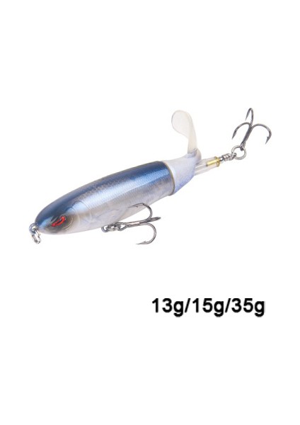 Whopper Plopper 13/15/35G Swimbait Sert Yem Vıb Jig Spin Yem Balıkçılık Döner Kuyruk Su Üstü Balıkçılık Takımı Turna Balığı Için Deniz Kaşığı (Yurt Dışından)