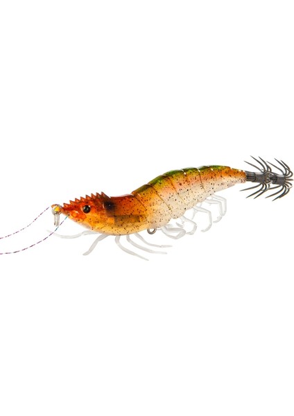 Yeni Aydınlık Kalamar Jig Ahşap Karides 10G/15G Batık Ahtapot Egi Wobbler Yapay Sert Yem Kalamar Oltası Deniz Balıkçılığı Takımı (Yurt Dışından)