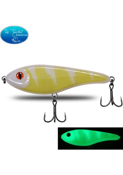 Cf Luminous Balıkçılık Yemi Yavaş Batıran Jerkbait 68MM/78MM/90MM/105MM Musky Pike Slider B (Yurt Dışından)