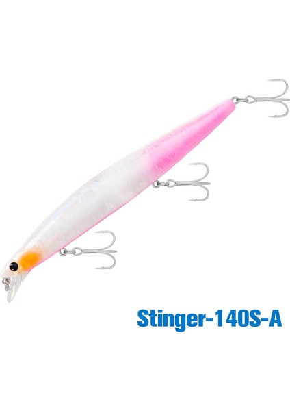Tsurınoya 140S Batık Minnow Deniz Balıkçılığı Yemi Stınıger 140MM 26G Piston Ağırlığı Ultra Uzun Döküm Deniz Kıyısı Sert Yemler (Yurt Dışından)