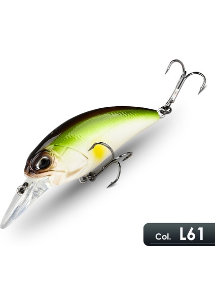 Meredıth Jerk Crank M65 Yüzen 14G Sıcak Model Balıkçılık Yemi Sert Yem 11 Renk Wobbler Krank Kaliteli Profesyonel Derinlik 2.0-2.5m (Yurt Dışından)