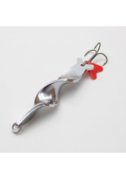 Adet Trolling Döndürme Spiral Uzun Atış Kaşıkları Balıkçılık Yemi Döndürücü 10G 14G 21G 28G Vida Döndürme Metal Jigbait Kırmızı Kulak Payetler (Yurt Dışından)