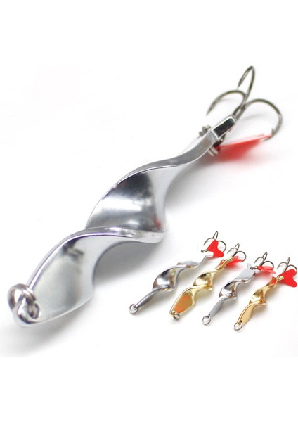 Adet Trolling Döndürme Spiral Uzun Atış Kaşıkları Balıkçılık Yemi Döndürücü 10G 14G 21G 28G Vida Döndürme Metal Jigbait Kırmızı Kulak Payetler (Yurt Dışından) fiyatları