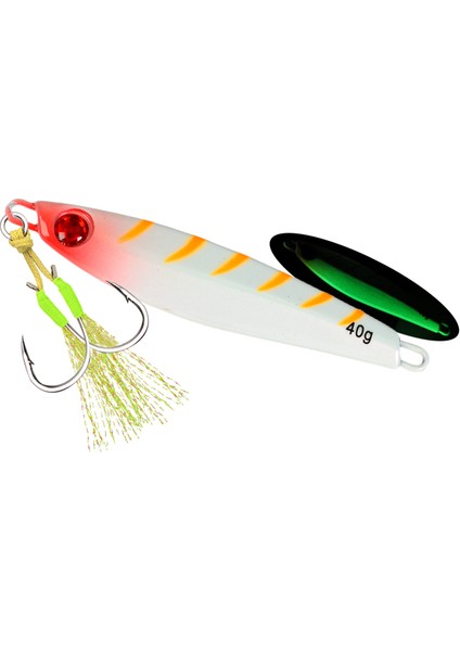 Tolu Yeni 3D Baskılı Gözler Hızlı Batan Metal Jig Yemi 20G 30G 40G Tuzlu Su Kıyısı Atış Balıkçılık Yemi Dikey Metal Jig (Yurt Dışından)