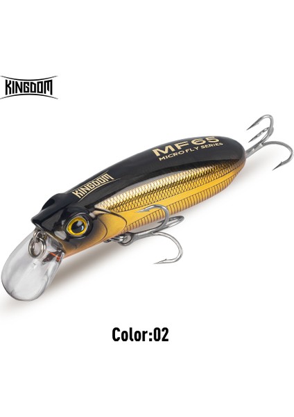 Kingdom Fishing Lure Batabilen Yüzen Minnow 45MM 55MM 65MM Wobblers Yapay Sert Yemler Uzun Atışlı Balıkçılık Takımı Yemleri (Yurt Dışından)