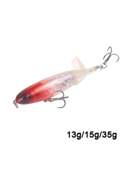 Whopper Plopper 13/15/35G Swimbait Sert Yem Vıb Jig Spin Yem Balıkçılık Döner Kuyruk Su Üstü Balıkçılık Takımı Turna Balığı Için Deniz Kaşığı (Yurt Dışından)
