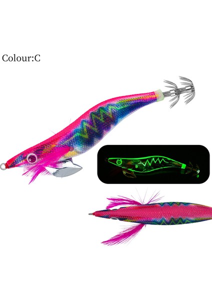 Fsdzso 2022 Yeni Aydınlık Yüzen Kalamar Jig 19G 130MM Eging Balıkçılık Kalamar Yemi Kalamar Ahtapot Balıkçılığı Için Yapay Yem (Yurt Dışından)