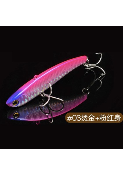 Fangbait Rattlin Balıkçılık Yemi 2024 Koume Kış Buz Balıkçılığı Vıb Yemi 80MM 16G Batık Yapay Dudaksız Krank Yemi Japon Kancası (Yurt Dışından)