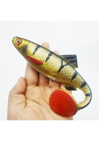Adet Balıkçılık Yemi Büyük Boy Yumuşak Yem Yemleri 20CM/7.87IN/59.5G Swimbait Yapay Balıkçılık Ekipmanı (Yurt Dışından)