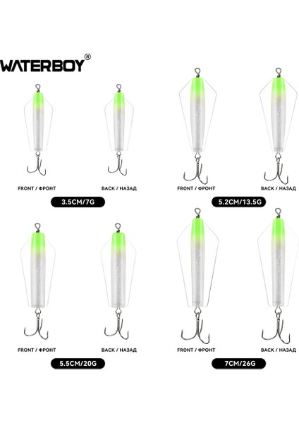 Su Çocuğu Devil Fishing Bait Tuzlu Su 3,5 cm 5,2 cm 5,5 cm 7 cm Canberra Killer Tasmanian Spinner Somon Pike Walleye B Yemi (Yurt Dışından)