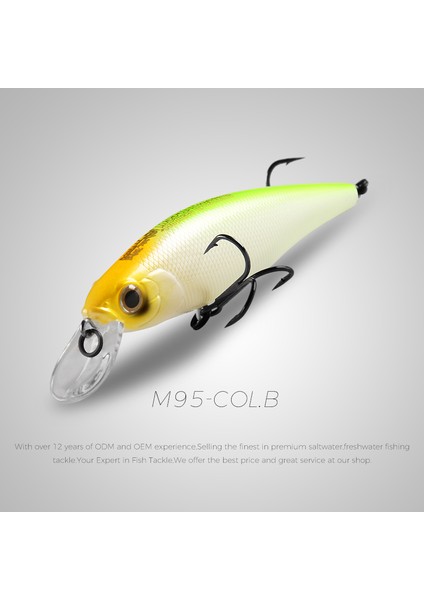 Bearkıng Squad Minnow 95MM 14.8g 65MM 6g Tungsten Ağırlık Sistemi Sp Balıkçılık Yemleri Çeşitli Renkler Krank Wobbler Krank Yemi (Yurt Dışından)