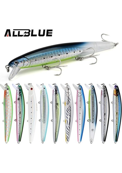 Allblue Flash Minnow 110 Olta Yemi 110MM 5/8oz Glow Jerkbait Wobbler Yavaş Askılı Plastik Yapay Yem B Pike Takımı (Yurt Dışından) modelleri