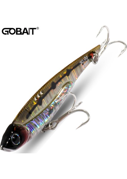 Gobaıt Vıb Olta Yemi 20G 25G 30G Metal Jig Batıran Bıçak Kancası Döner Kaşık Döküm Vıbratıon Karbon Çelik Takım Sert Yem (Yurt Dışından) fırsatları