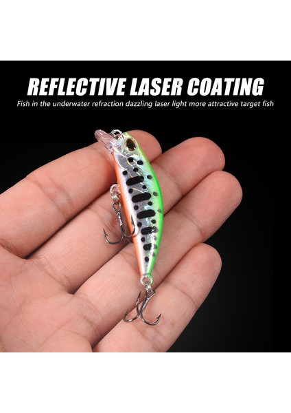 Adet 5.8cm 5.4g Pesca Jerkbait Yemi Batık Minnow Balıkçılık Yemleri Sert Yem Siyah Minnow Wobbler Balıkçılık Takımı (Yurt Dışından) fiyatları