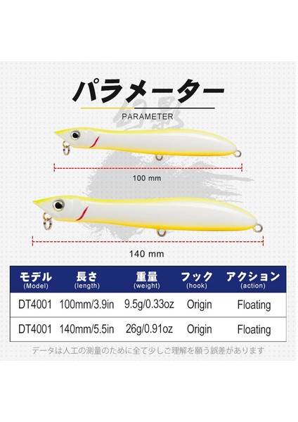 Teknık Popper Olta Yemi 100MM 140MM Patchinco Yüzen Wobblers Yapay Sert Yem Patchinko 100 Leurre De Surface Lures (Yurt Dışından)