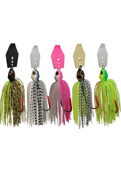Mycena Balıkçılık Yemi Chatter Yem Spinner Yem 7G/9G/11G/14G/21G Blade Jig Dancer Buzzbait Wobbler Chatterbait B Pik Için (Yurt Dışından)