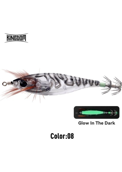 Kingdom Sp Balıkçılık Yemleri 5.8g 8.7g 10G Kalamar Jigleri Yapay Kalamar Kancası Jigging Yemleri Deniz Balıkçılığı Kalamar Egı Aydınlık Yem (Yurt Dışından)