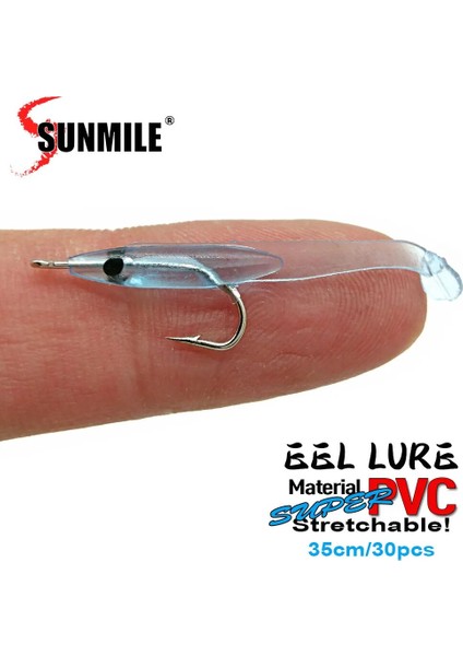 Sunmıle 30 Adet Yılan Balığı Yumuşak Balıkçılık Yemi 35MM Pescatackle Wobblers Balık Yemleri Sazan Leurre Souple Yumuşak Yemler (Yurt Dışından)