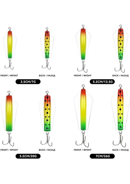 Su Çocuğu Devil Fishing Bait Tuzlu Su 3,5 cm 5,2 cm 5,5 cm 7 cm Canberra Killer Tasmanian Spinner Somon Pike Walleye B Yemi (Yurt Dışından)