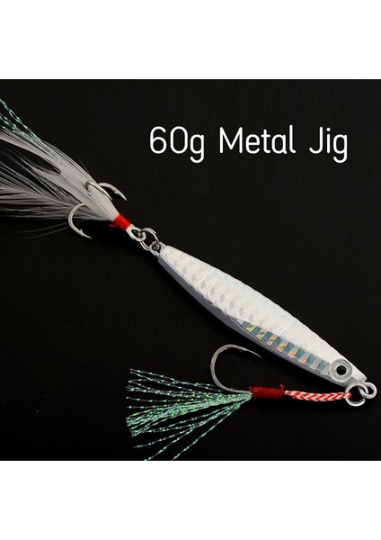 Deniz Balıkçılığı Yavaş Jig Metal Jigging Kaşığı 3D Baskı Lazer Yapay Yem Tekne Balıkçılık Jig Yemleri Süper Sert Balıkçılık Yemleri (Yurt Dışından)