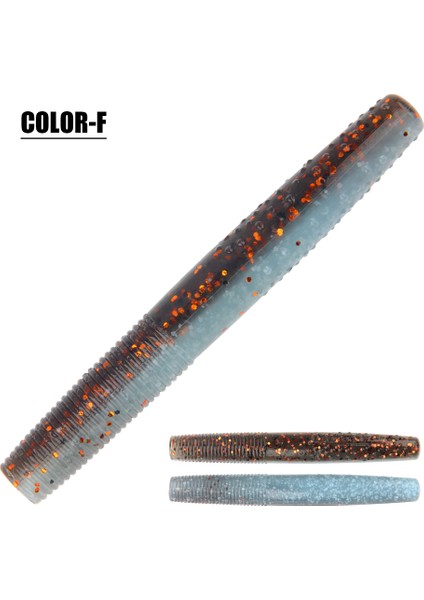 Spinpoler Fat Worm Senko Finesse Tpr Ned Worm Rig Yumuşak Balıkçılık Yemleri 2." Stickbait Swim Bait 14 Adet Kutulu Swimbait B Pike (Yurt Dışından)