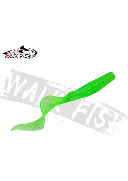 Walk Fısh 10 Adet Spinpoler 60MM 80MM Gerçekçi Balık Yemi Yem Solucanları Yapay Silikon Yumuşak Yem B Pike Balık Yemi Wobbler (Yurt Dışından)