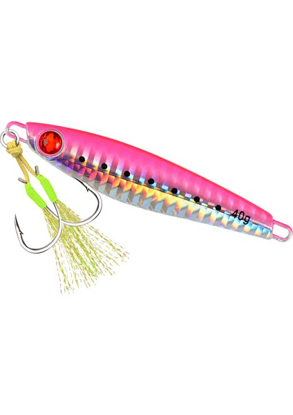 Tolu Yeni 3D Baskılı Gözler Hızlı Batan Metal Jig Yemi 20G 30G 40G Tuzlu Su Kıyısı Atış Balıkçılık Yemi Dikey Metal Jig (Yurt Dışından)