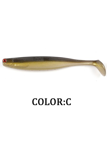 Yeni Supercontinent Shadteez T-Tail 50MM 70MM 100MM Pike Zander Predator Balıkçılık 3D Gözler Yumuşak Yem Balıkçılık Yemleri (Yurt Dışından)