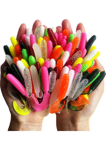 50 Adet 100 Adet 150 Adet Silikon Yem Sahte Balık Yemleri Swimbait Balıkçılık Hepsi Balıkçılık Araçları Wobblers Crankbait Yemleri Yapay (Yurt Dışından) modelleri