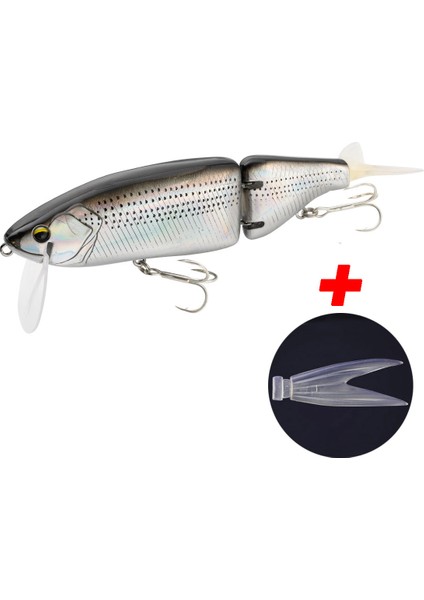 Swimbait Büyük Balıkçılık Yemi Yapay Sert Yem 140MM Eklemli Balıkçılık Yemi Predator Wobbler Minnow Pike Için (Yurt Dışından)