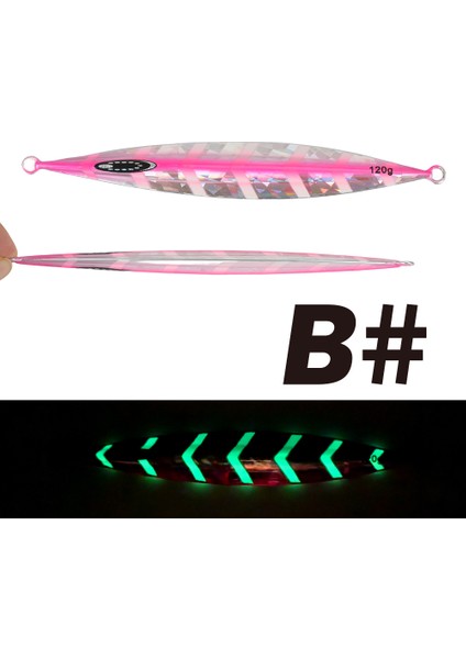 Tolu Yeni Yavaş Batma Metal Jig 120G 150G 200G 250G 300G Uzun Atış Yavaş Batma Düşme Jigleri Tuzlu Su Derin Deniz Balıkçılık Yemi (Yurt Dışından)