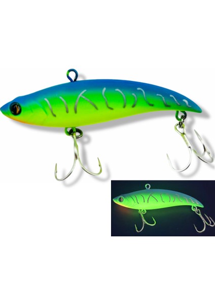 Rattlin Vika S Buz Balıkçılığı Vib Yemleri MM/16G 90MM/28.5G Kış Titreşim B Pike Yemi 90MM 18G Rattlin Smith Bay Blue Yemi (Yurt Dışından)