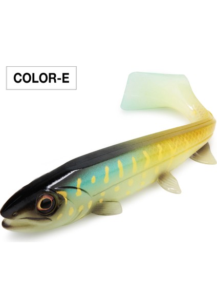 Spinpoler Bombshad Kare Kuyruklu Swimbait Shad Pike Yemleri 14CM 18CM Baskı Silikon Yapay Büyük Yakalama Için Deniz Balıkçılığı Wobbler (Yurt Dışından)